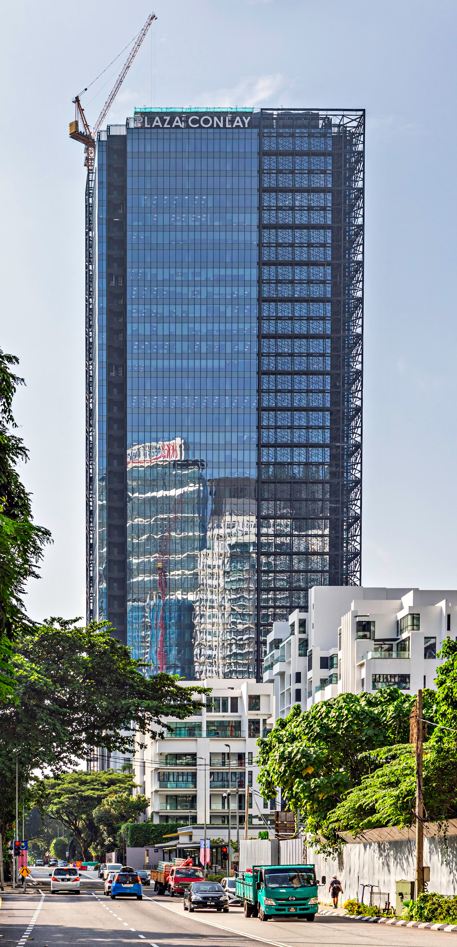 Plaza Conlay Tower 1, Kuala Lumpur - View from the west. © Mathias Beinling